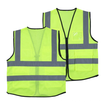 Motif personnalisé de haute qualité bon gilet de sécurité de poche